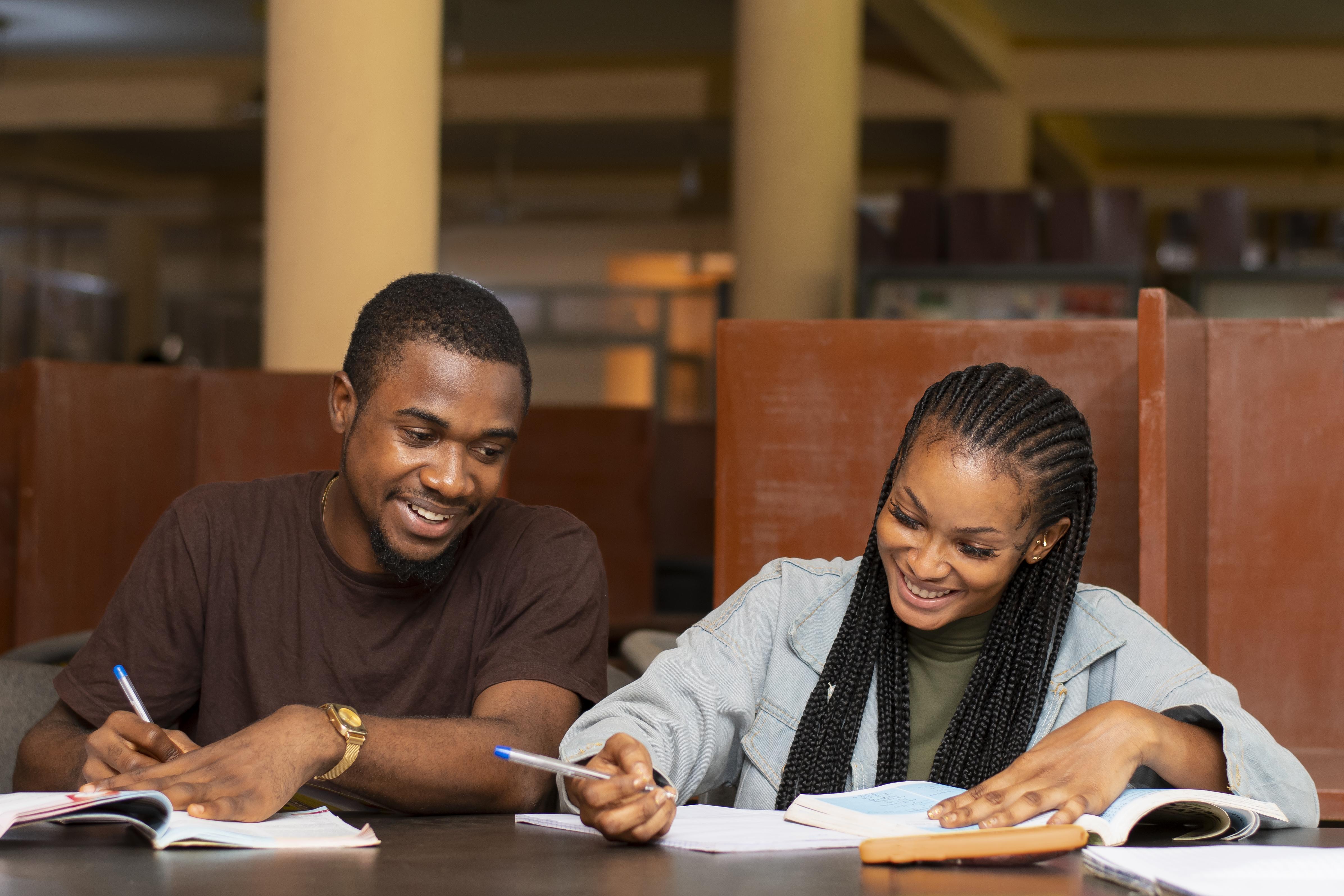 Students studying with Crownlinks